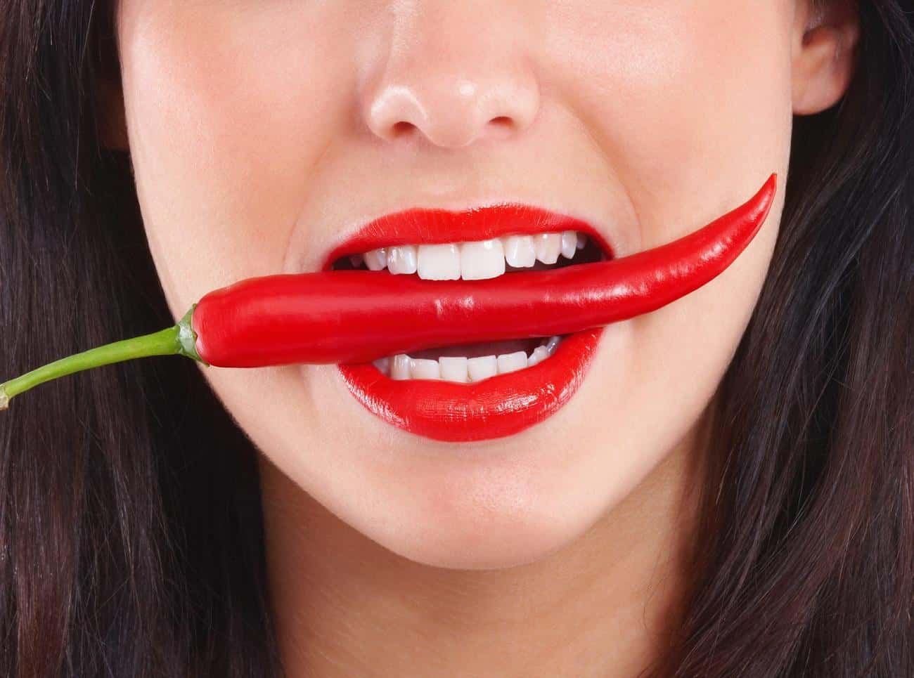 Close-up of a smile with immediate whitening results after treatment Huddersfield