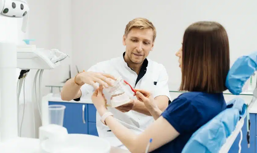 Teeth whitening consultation with a dental professional Huddersfield