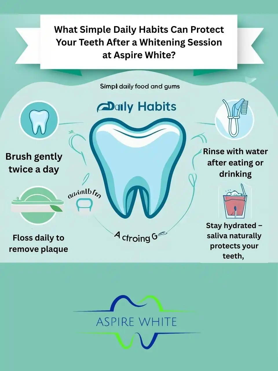 What Simple Daily Habits Can Protect Your Teeth After a Whitening Session at Aspire White Huddersfield